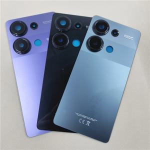 샤오미 Redmi Note 13 Pro 4G 23117RA68G 모델용 후면 유리 커버, 배터리 케이스, 후면 덮개, 카메라 렌즈 교체용