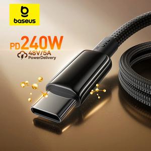 【신제품】베이스어스 240W 텅스텐 골드 케이블 C타입 to USB C 아이폰 17 16 15 QC 고속 충전 케이블 샤오미 아이패드 맥북용