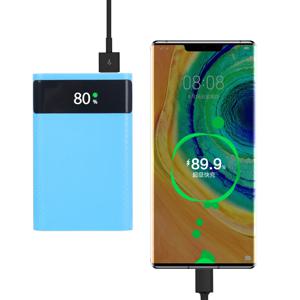 범용 휴대용 18650 파워 뱅크 무용접 충전식 플랫 헤드 배터리 충전기 외부 케이스 BC1.2 아이폰 갤럭시용