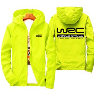 WRC 월드 랠리 챔피언십 남성 패션 얇은 방풍 재킷, 야외 스포츠, 레저, 사이클링, 자외선 차단에 적합