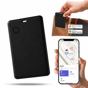 안드로이드 및 iOS용 스마트 카드, 새로운 듀얼 시스템 지갑 추적기, Google Find Hub 또는 Apple Find My 앱과 호환, 물품 찾기 로케이터