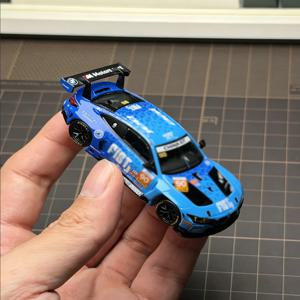 미니 GT 1215, 1/64 스케일 M4 GT3 EVO # 90 2025 중국 GT 팀 AAI 다이캐스트 자동차 모형, 합금 재질