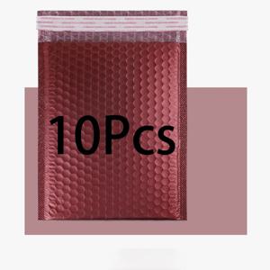와인색 10개입, 자가 접착식, 방수 기능, 완충재 내장, 충격 방지, 주얼리, 화장품, 선물 포장용 우편 봉투