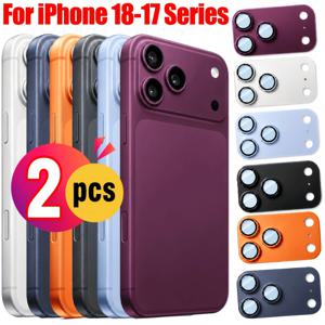 NNBILl 2팩 렌즈 및 화면 보호 필름, iPhone 18 Pro Max 17 Pro Max 18 Pro용, 실제 기계 시뮬레이션, 8가지 색상 제공