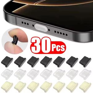 타입 C 먼지 방지 플러그 USB-C 먼지 커버 부드러운 실리콘 타입-C 충전 포트 보호기 아이폰 삼성용 먼지 방지 캡