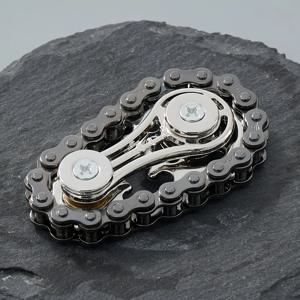 스프로킷 플라이휠 핑거팁 자이로 피젯 스피너 안티 스트레스 불안 완화 금속 자전거 체인 핑거팁 자이로 EDC 스피너 피젯 토이