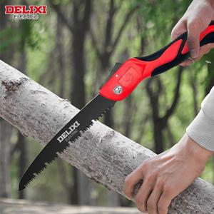 DELIXI ELECTRIC 1-3PCS 16/19/21인치 정원용 톱 접이식 톱 두꺼운 내마모성 강철날 수공용 톱 목공용 특수 톱