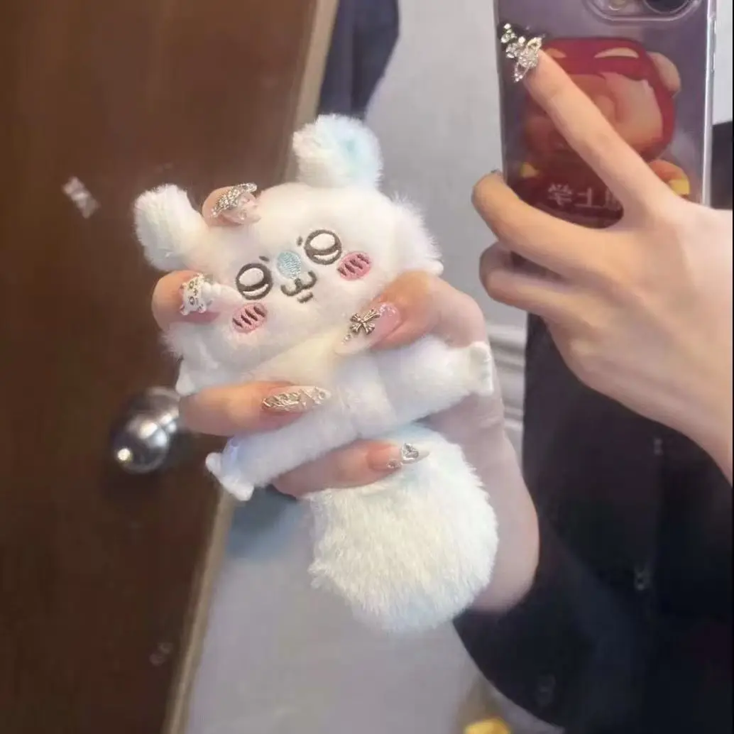 애니메이션 치카와스 플러시 키링 장난감 푹신한 인형 귀여운 피규어 플러시 펠루체 가방 장식 소녀 생일 가방 액세서리
