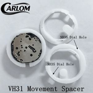 VH31 시계 케이스 무브먼트 고정 링 플라스틱 가스켓 스페이서 (SUB DJ 36mm/39mm/40mm NH35 케이스 개조용 가스켓, NH35 다이얼 호환)
