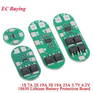 10pcs/1pc BMS 1S 2S 3S 7A 19A 25A 3.7V 4.2V 18650 리튬 배터리 보호 보드 충전 모듈 충전/방전 방지