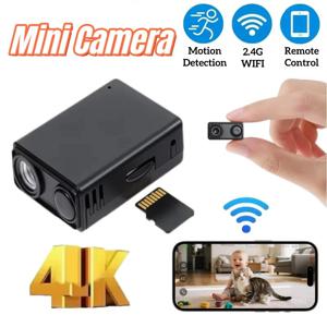 새로운 4K 카메라 WiFi 무선 모니터 야간 투시 원격 동작 감지 캠코더 보안 보호 실내 감시 2026
