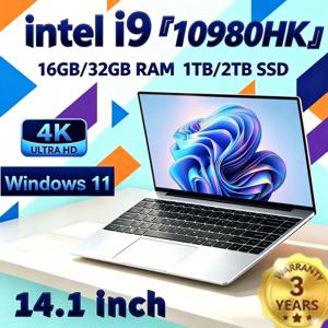 인텔 코어 i9-10980HK, 14.1인치, 고속 노트북, 8코어, 16스레드, 2.4GHz, 5.3GHz, 16MB, 45W, 32GB RAM, 2TB M.2 SSD, 게이밍 노트북, 사무용.
