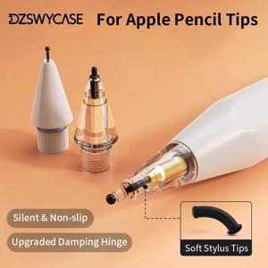 애플 펜슬 프로 USB-C 1세대 2세대용 교체용 펜슬 팁 HB 2B 4B 니들 튜브 개조 무소음 펜촉