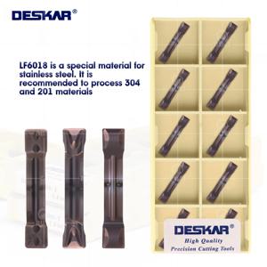 DESKAR 100% 오리지널 MGMN150-G MGMN200-G MGMN300-T MGMN600-M LF6018 고품질 선반 절삭 그루빙 인서트 커팅 커터