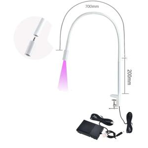 LED UV 접착제 경화 조명, USB UV 자외선, 뷰티 속눈썹 매니큐어, 인조 속눈썹 접목, 발 스텝 스위치 플로어 램프