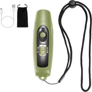 빛이 있는 전자 호루라기, USB 충전, 대용량, 스포츠, 심판, 교통, 애완 동물 훈련, 야외