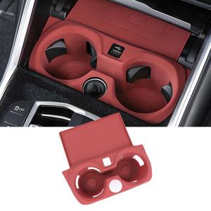 실리콘 컵 거치대 매트 커버 트림, 자동차 액세서리 BMW 3 시리즈 I3 I4 2020 2021 2022 2023 2024 2025 G20 G26