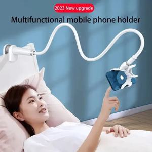 360도 회전 클립 휴대폰 거치대 휴대용 유연한 침대용 데스크탑 브래킷 데스크 마운트 스탠드 베이스 (아이폰, 삼성, 샤오미용)