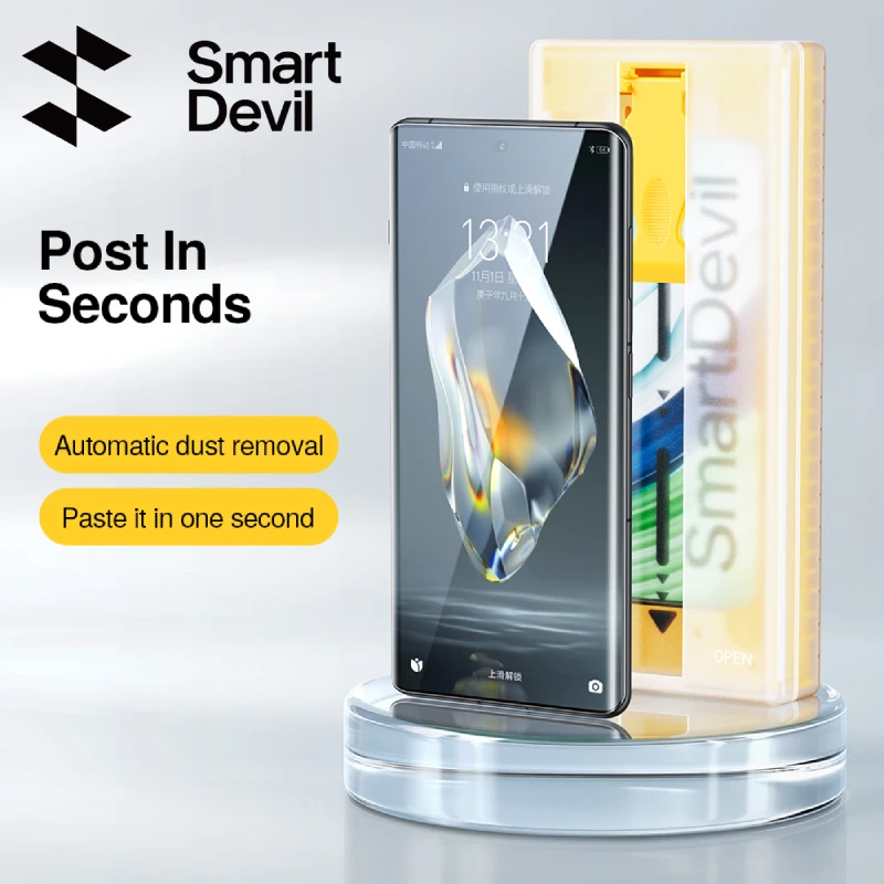 SmartDevil 화면 보호기 OnePlus 13 12 용 미결정 필름 OnePlus Ace5 Ace3 용 소프트 필름 곡선 전체 화면 커버
