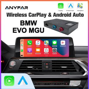 BMW EVO MGU ID5 6 7 시스템 1 3 5 6 7시리즈 X1 X2 X3 X4용 ANYFAR 무선 카플레이 안드로이드 인터페이스 박스 카플레이 에어플레이 미러링
