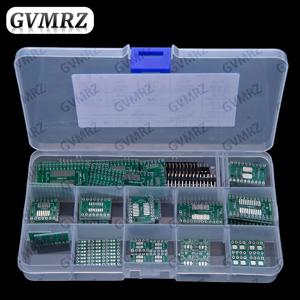 70개 SMD-DIP 어댑터 컨버터 플레이트 PCB 보드 키트 SOP14 SOP16 SOP24 SOP28 SOP10 SOP8 SOP28 SOP20 SOP SOP8 SOP28 SOP20