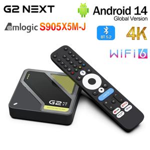 RockTek G2 Next 안드로이드 14 4K TV 박스, Amlogic S905X5M-J, 1000M DDR4, 미디어 플레이어, 넷플릭스, 구글 인증, DTS 돌비 오디오, 비전 지원