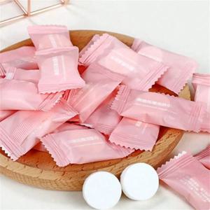 편리한 휴대용 압축 여행 타월 일회용 개별 포장 변색 없음 빠른 건조 위생적인 얼굴 물티슈