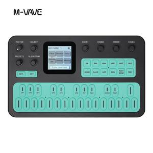 M-VAVE FM-1 미니 FM1 신디사이저 – 27키, 3채널 MIDI, 12시간 배터리, TFT 디스플레이, 블랙/그레이/퍼플/오렌지/네이비/그린 (SK15)