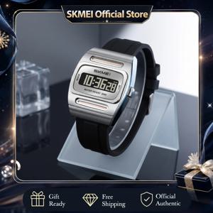 SKMEI 2563 남성용 디지털 시계, 30m 방수 기능, 남성 패션 시계, 태양광 충전, EL 백라이트, 요일 및 날짜 표시 기능, 야외 스포츠에 적합