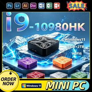 윈도우 11 미니 PC, 인텔 i9-10980HK 프로세서, 16GB/32GB RAM, 1TB SSD, 게이밍 PC, Wi-Fi 6, 블루투스 5.2, 미니 PC 데스크톱