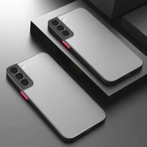 갑옷 충격 방지 매트 케이스 삼성 갤럭시 S20 S21 FE S22 Plus S23 Ultra S8 S9 S10 Plus Note 8 9 10 20 울트라 범퍼 커버