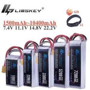 LIMSKEY Lipo 배터리, RC 부품, 2S, 3S, 4S, 6S, 1500mah, 2200mah, 3300mah, 5200mah, 7200mah, 10400mah, 4200mah, 7.4V, 11.1V, 14.8V, 22.2V, T XT60