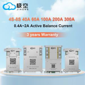 JIKONG Jk Bms 액티브 밸런스 Bms 3S 4S 5S 6S 7S 8S 0.4A~2A 액티브 스마트 Bms 40A 60A 100A 200A 300A Lifepo4 리튬 이온 Lto 배터리