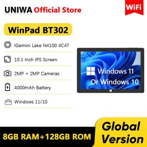 UNIWA Winpad BT302, 10.1인치, Windows 11/10 태블릿 PC, N4100 4C4T 프로세서, 4GB+64GB/8GB+128GB, 4000mAh 배터리, 스마트 패드, Wi-Fi, 블루투스, 듀얼 USB.