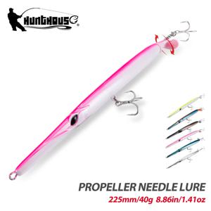 헌트하우스 니들 프로펠러 펜슬 낚시 미끼 플로팅 하드 베이트 225mm/40g 서피스 아구글리아 터보 블루피쉬 시배스 태클