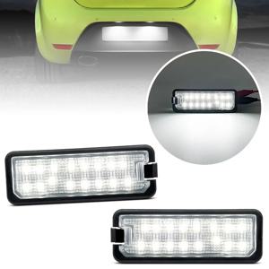 2개 LED 번호판등 시트 알테아 엑세오 이비자 레온 톨레도 스코다 슈퍼브 아우디 Q8 R8용 (OEM 420943021 교체)