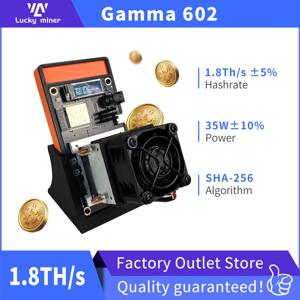 Bitaxe Gamma 601/602 오픈 소스 비트코인 ​​채굴기 BM1370 칩 1.7–1.8TH/s 솔로 채굴 BTC 머신 2.4G WiFi PSU 포함