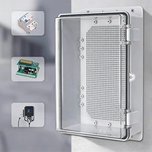 IP66 방수 투명 커버 인클로저 접합 박스 ABS 플라스틱 야외 전력 분배 박스 전자 기기 케이스
