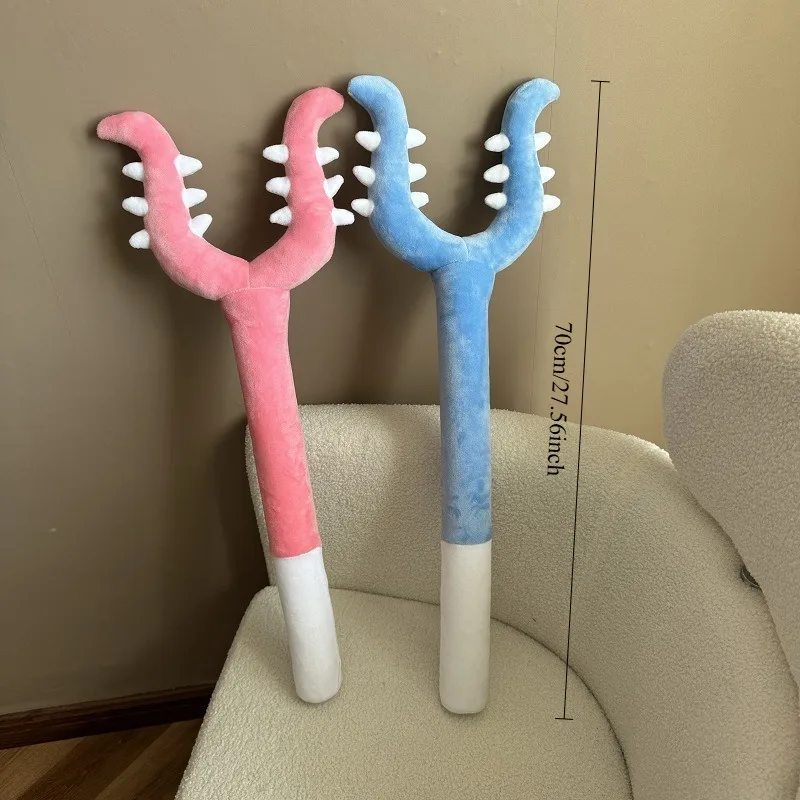 고양이 장난감 막대기 1개, 플러시 소재, 반려묘와 함께 놀 수 있는 재미있는 고양이 막대기