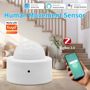 Zigbee를 지원하는 Tuya PIR 동작 감지 센서, 적외선 감지기, 미니 스마트 인체 감지 센서, 원격 제어 알람, Alexa 스마트 라이프 앱.