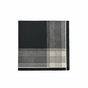 남성용 손수건 43cm, 고급스러운 부드러운 소재의 사각 손수건, 포켓에 넣어 다니기 좋음, 흰색, 코를 닦는 용도로 사용 가능, 결혼식 정장 액세서리