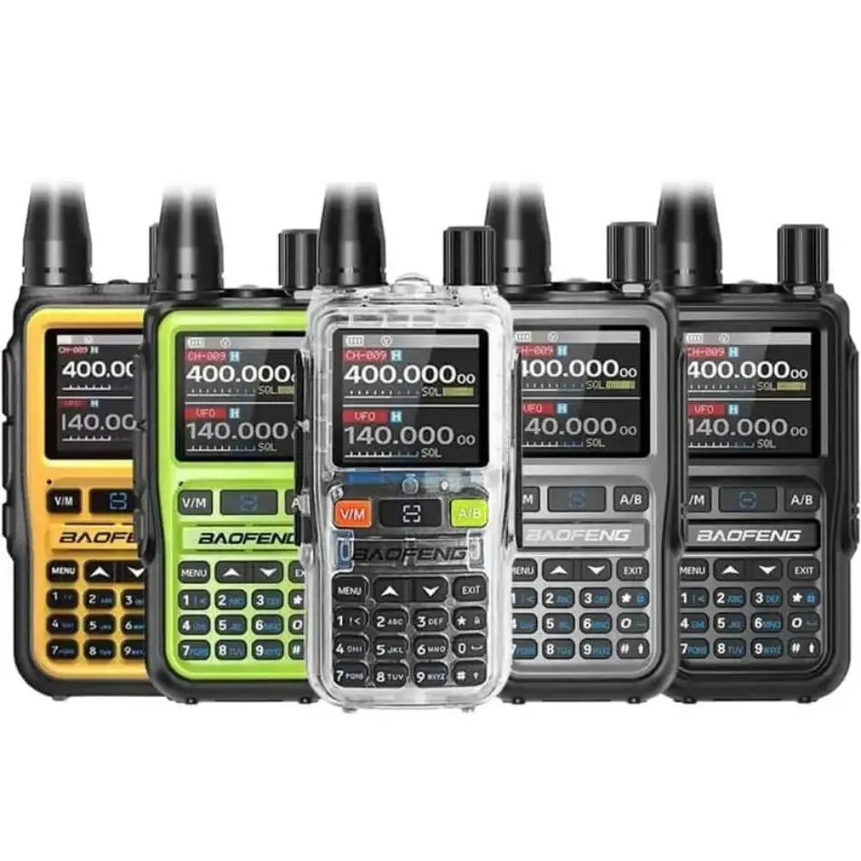 바오펑 UV-5R 미니 5W 무전기 |   항공밴드 수신 (AM) |   블루투스 앱 프로그래밍 가능 |   USB-C 충전