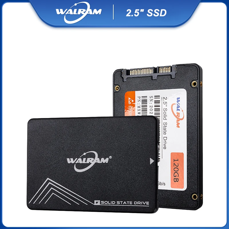 WALRAM 2.5 SATA 3 SSD 1TB HDD 노트북 내장 SATA3 하드 디스크 1TB 512GB 240GB 256GB 128GB 120GB 데스크탑용 솔리드 스테이트 드라이브