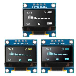 0.96인치 IIC SPI 시리얼 7/4핀 흰색/파란색/노란색 OLED 디스플레이 모듈, SSD1306, 12864 LCD 화면 보드, 아두이노용