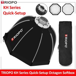 TRIOPO KH 팔각형 소프트 박스, 빠른 설치 소프트 박스, 보웬스 마운트, Sokani X100 X60 Mini Aputure 300c 200XS Godox LED 비디오 라이트