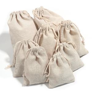 5-10 개/몫 황마 선물 파우치 작은 자루 가방 Drawstring 향 주머니 가방 보석 보관 가방 크리스마스 선물 가방 웨빙 포장 가방