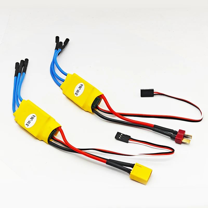 XXD 30A ESC 브러시리스 모터 속도 컨트롤러 RC BEC ESC XT60/T 플러그 2-3S Lipo QAV210 F450 F550 RC 드론 DIY