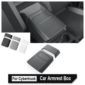 Tesla Cybertruck 2024-2025 용 자동차 팔걸이 상자 센터 콘솔 자동차 팔걸이 쿠션 TPE 자동차 팔걸이 패드 커버 Accessorie 교체