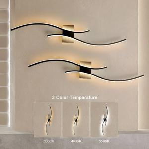 침대 옆 침실에 대 한 실내 LED 벽 램프 알루미늄 북유럽 LED 벽 조명 벽 Sconce 조명기구 로비 주방