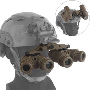 전술 GPNVG 18 야간 투시경 고글 플립 가능 더미 모델 NVG 마운트 FAST Airsoft 헬멧 쌍안경 장식 코스프레 소품